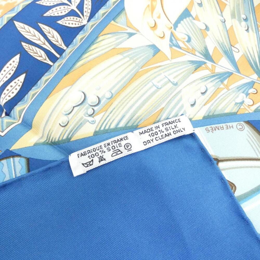 HERMES Blue Scarf - Picture 3 of 3